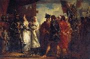 Benjamin West Burghers of Calais oil on canvas